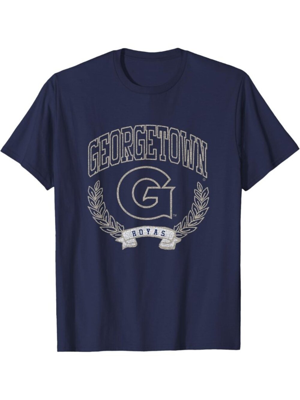Vintage Navy Georgetown Hoyas T-Shirt | Classic College Tee | Game Day Style